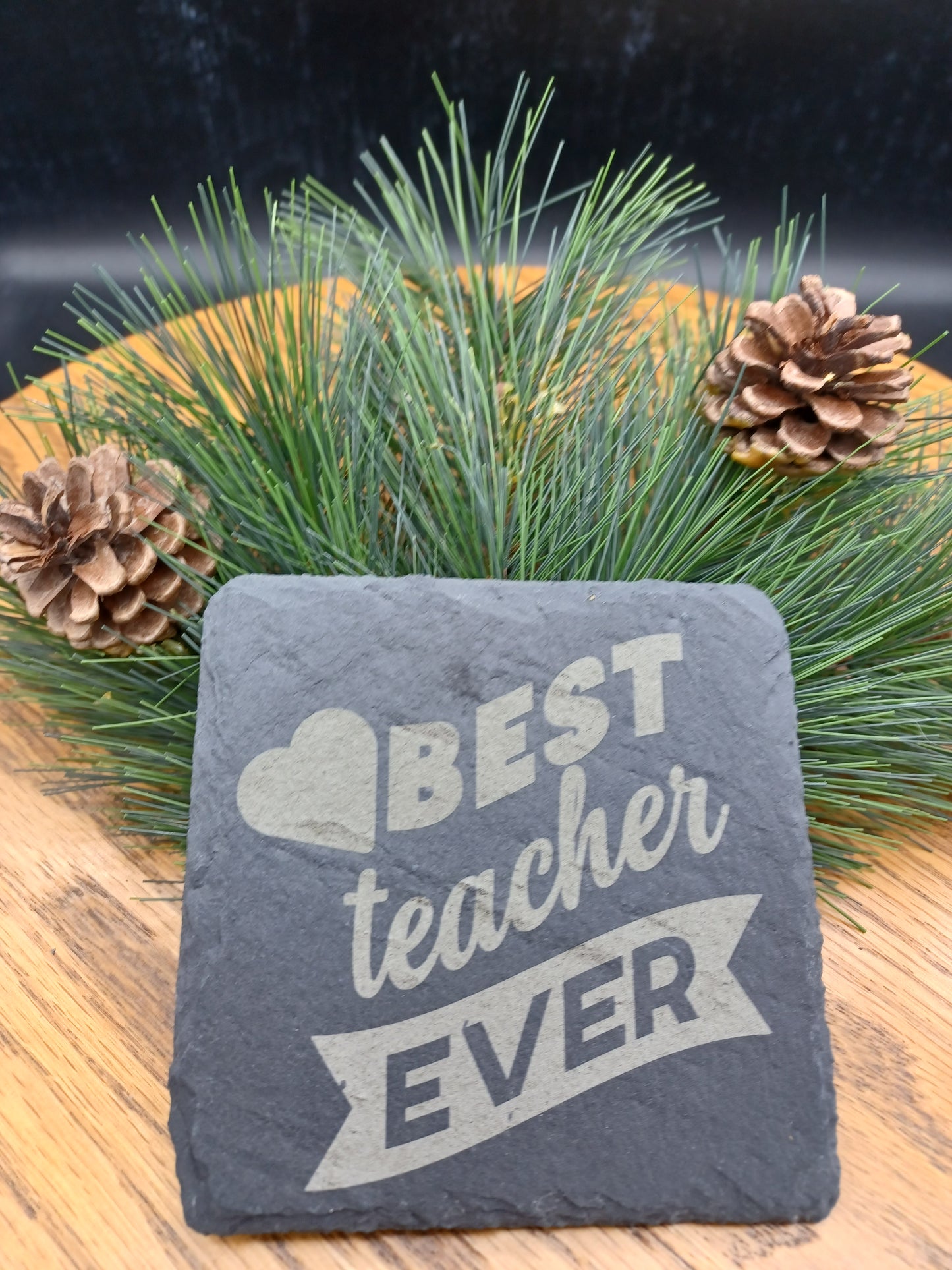 Teacher Appreciation Slate Coasters