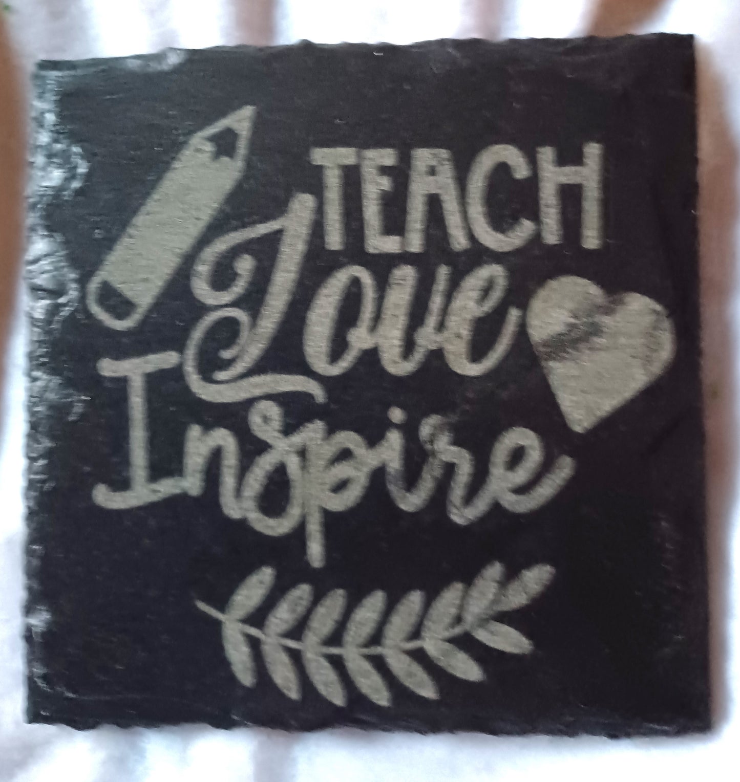 Teacher Appreciation Slate Coasters