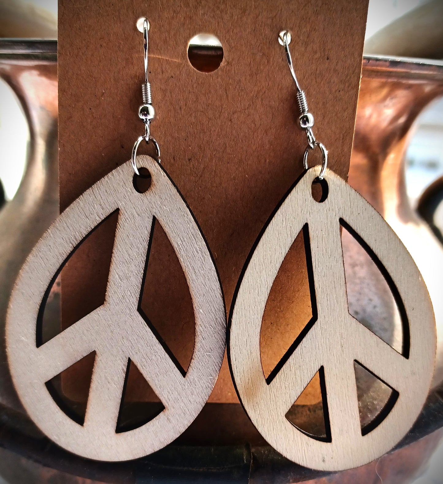 Peace Symbol Earrings