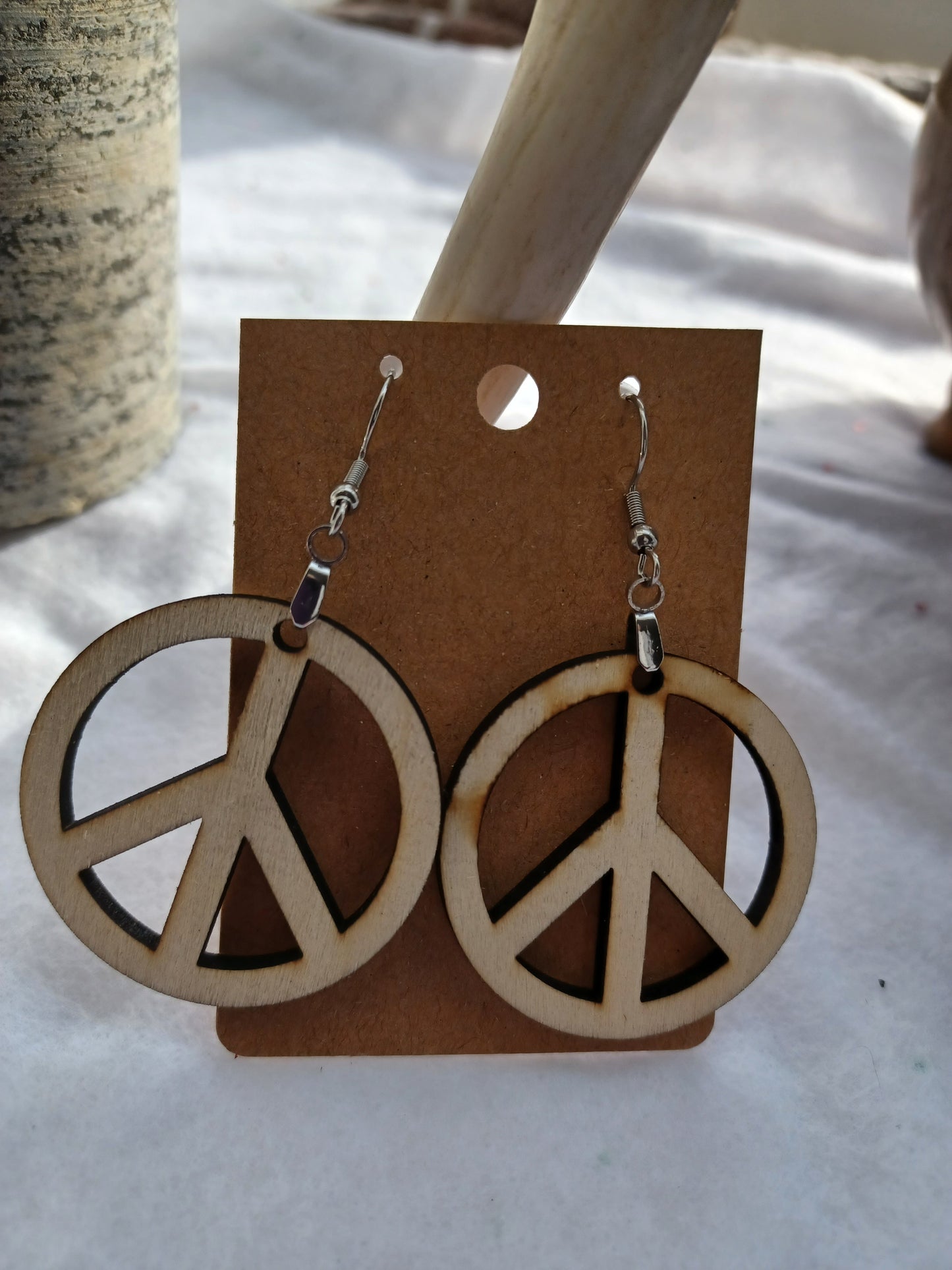 Peace Symbol Earrings