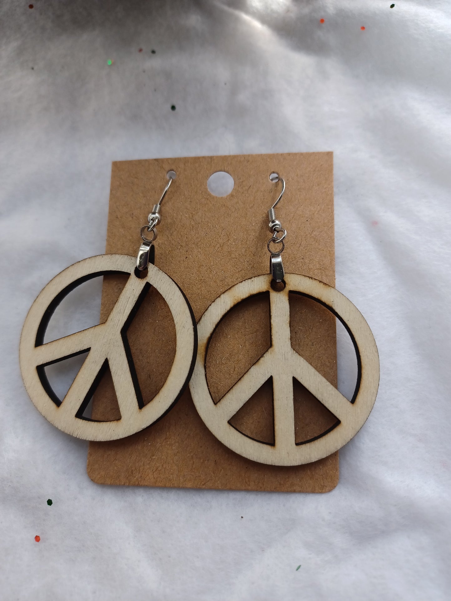 Peace Symbol Earrings