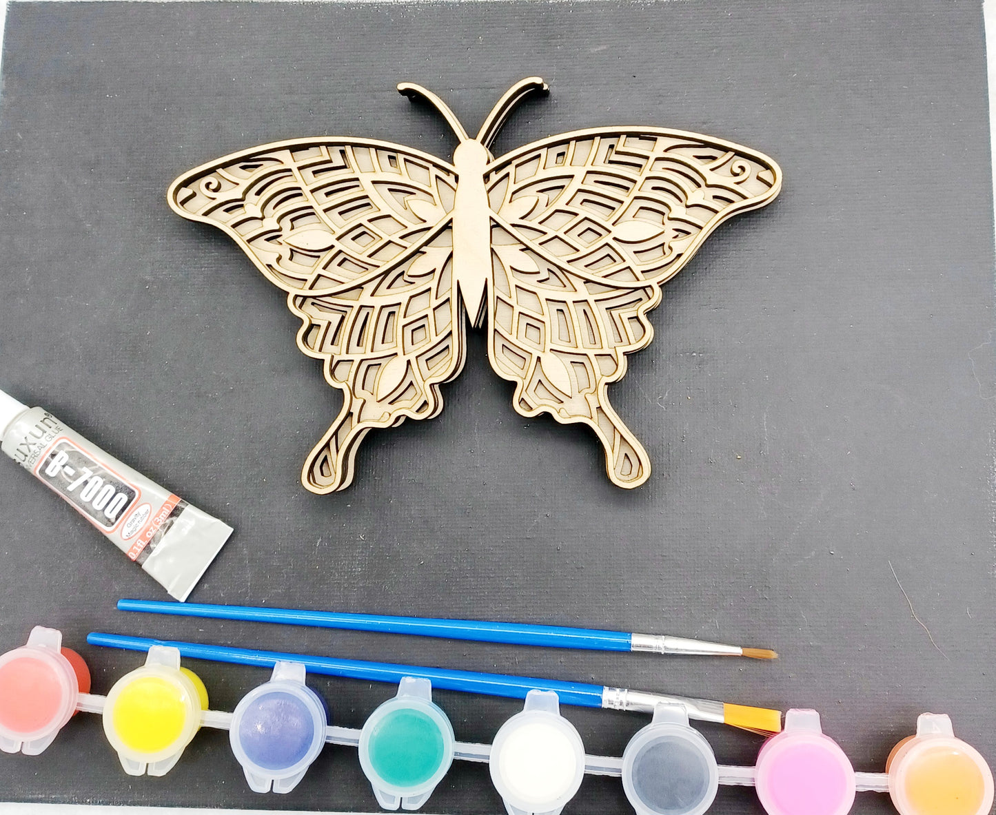 D.I.Y 3D Four Layer Wooden Butterfly